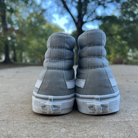 Vans Grey Sk8 Hi size 8 women (6.5 mens) - Picture 3 of 5